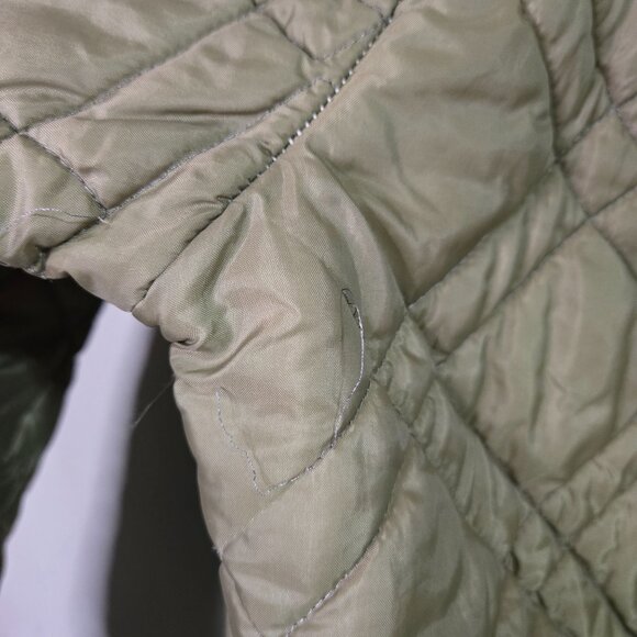 Vintage  60's 70's Towncraft Penney's Quilted Work Chore Bomber Jacket XL Olive - Picture 6 of 8